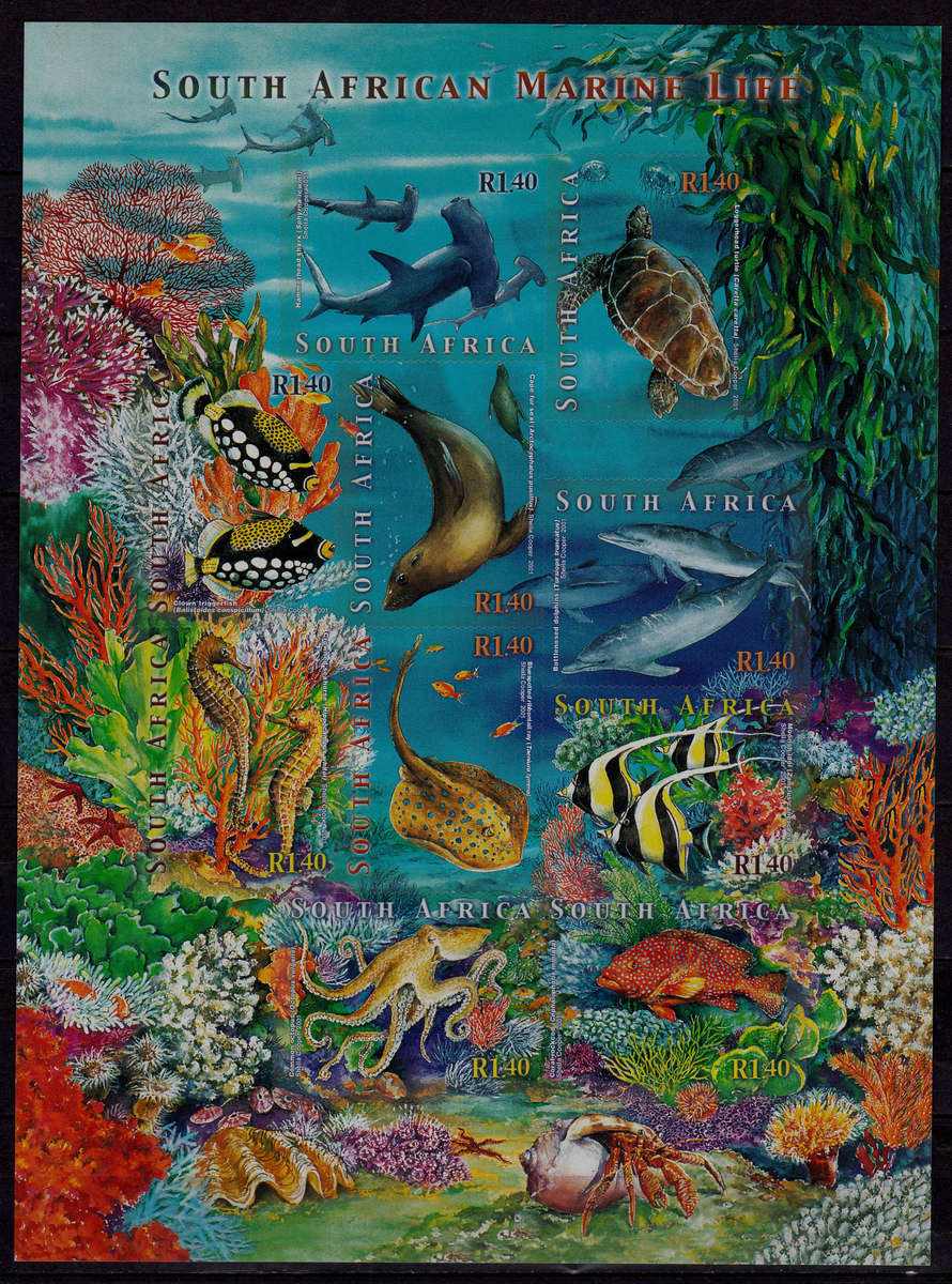 RSA, 2001. SA Marine life. Sheetlet