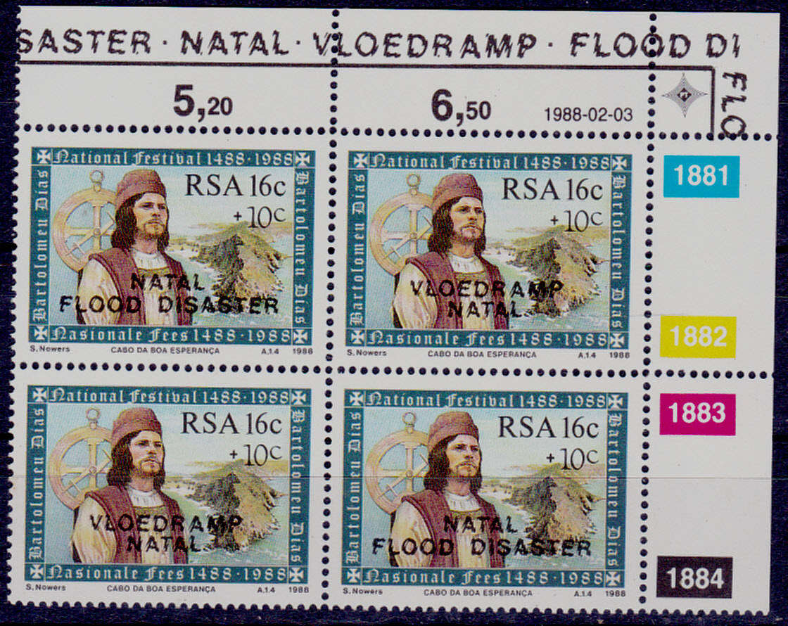 RSA, 1988. Natal Flood Relief Fund. Control