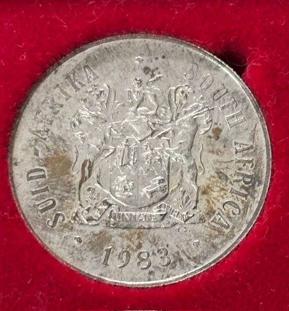 1983 Proof Set (No Gold) - Includes R1 Silver - in SA Mint Box.
