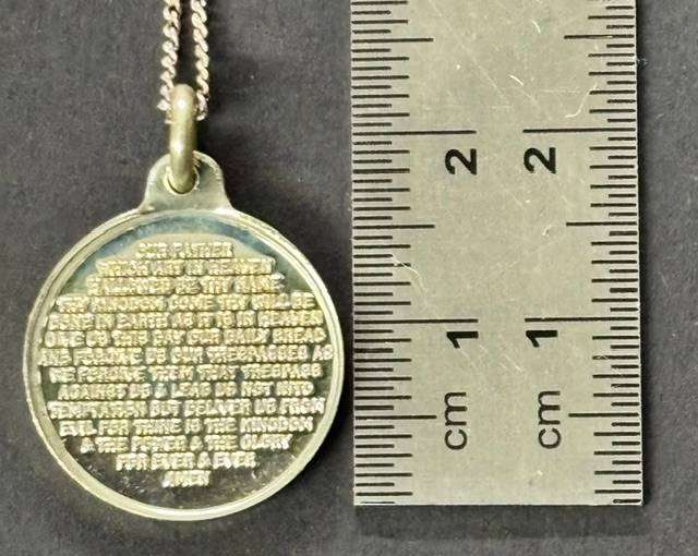 Lords Prayer - 5g Fine Silver with 25 cm Chain