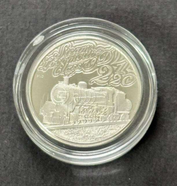 2015 SA Silver 2 1/2c Proof - Steam Trains