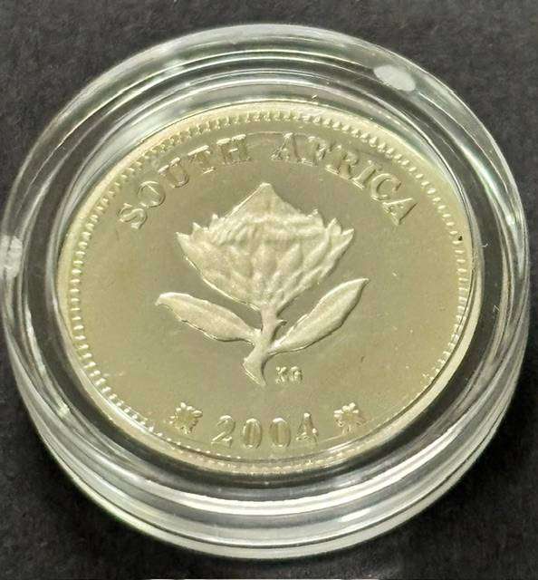 2004 SA Silver 2 1/2c Proof - Birds of Prey Series -The African Owl