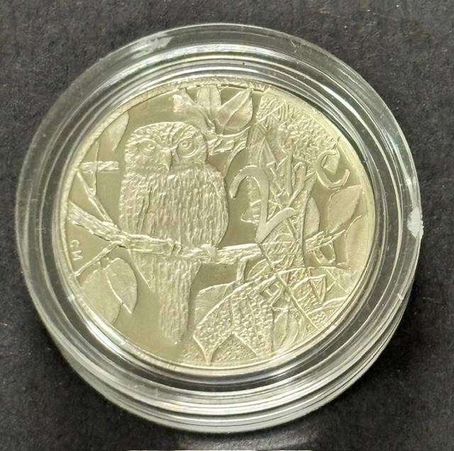 2004 SA Silver 2 1/2c Proof - Birds of Prey Series -The African Owl
