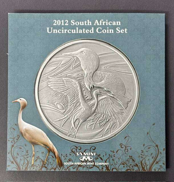 2012 South Africa Uncirculated Set - With Commemorative 5c Medallion