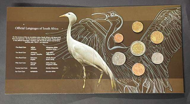 2012 South Africa Uncirculated Set - With Commemorative 5c Medallion