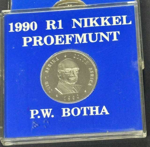 Proof R1 1990 Nickel P W BOTHA