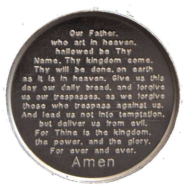 Lords Prayer - 5g Fine Silver with 25 cm Chain