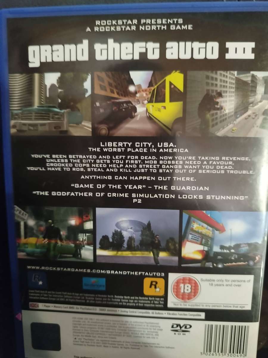 Grand Theft Auto 3 PS2