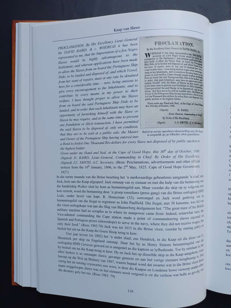 KAAP VAN SLAWE / Marthinus van Bart