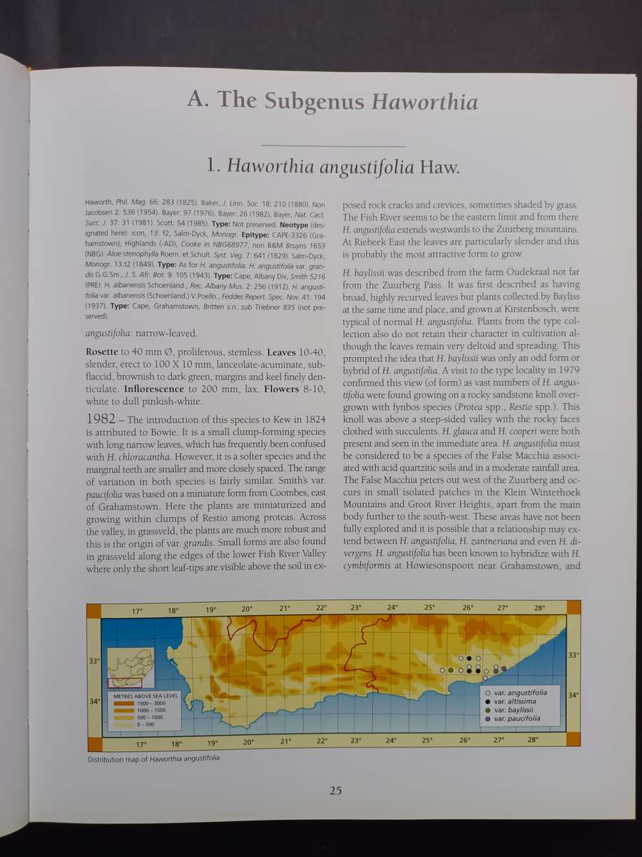 Haworthia Revised: A Revision of the Genus / Bruce Bayer