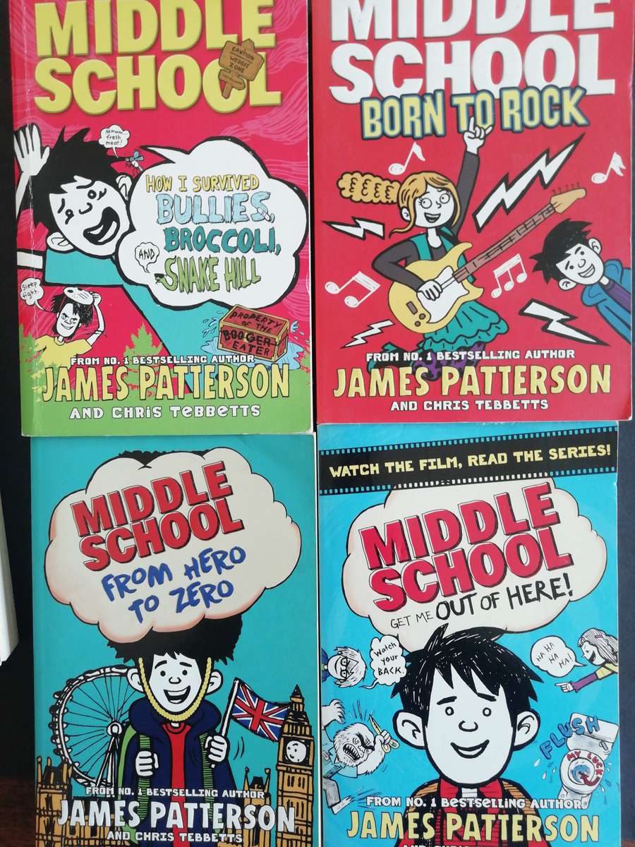 MIDDLE SCHOOL BOOKS / JAMES PATERSON (7 Volumes)