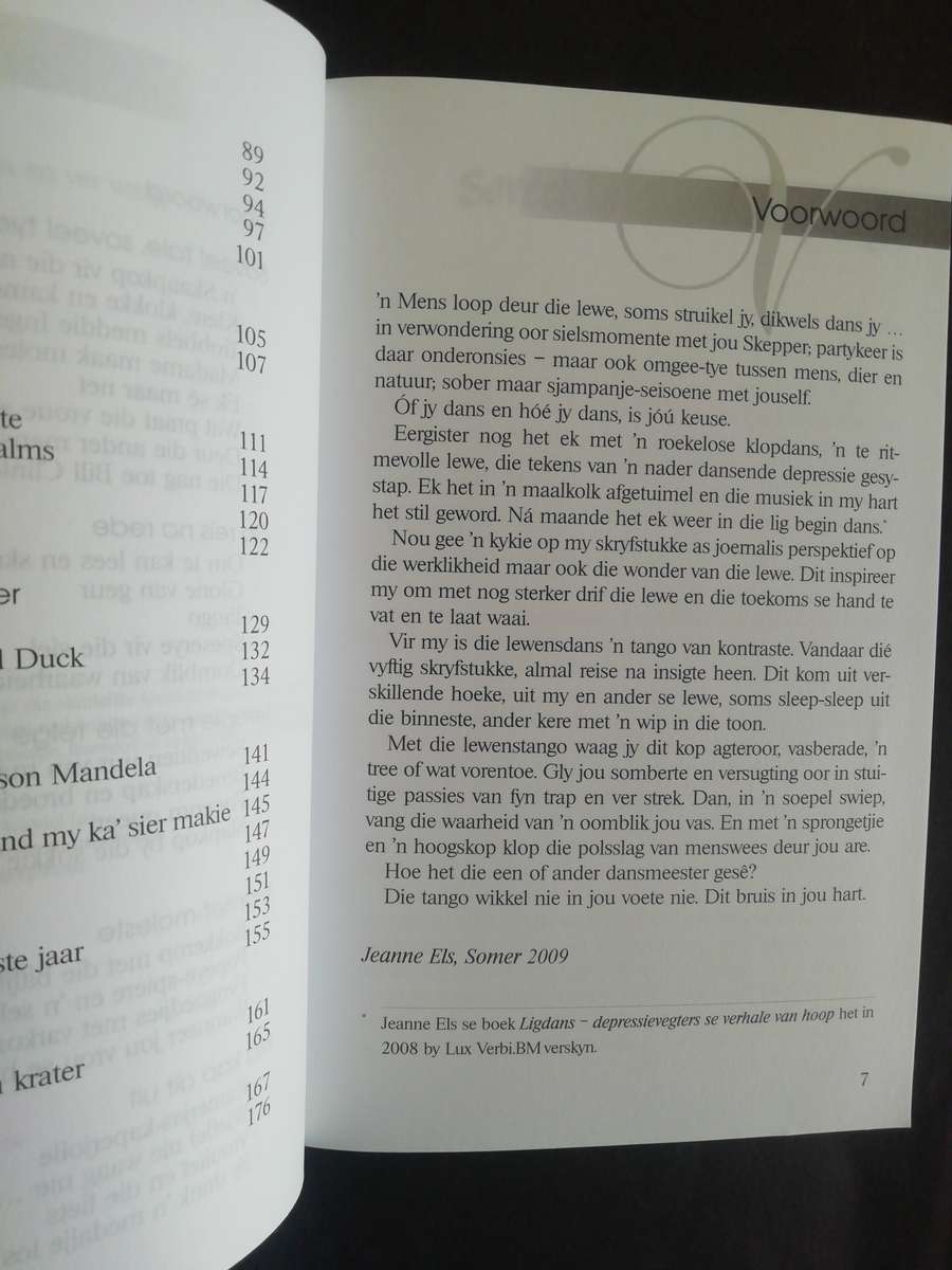 Tango ligvoets deur die lewe/  Jeanne Els