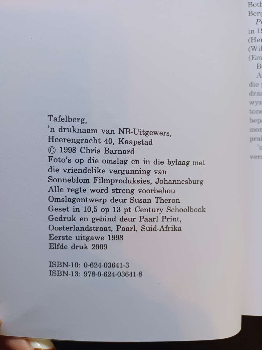 Paljas & Die Storie Van Klara Viljee / Chris Barnard