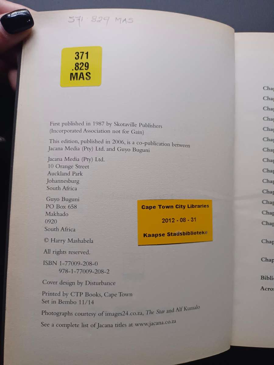 A People on the Boil: Reflections on June 16 1976, and Beyond / Harry Mashabela