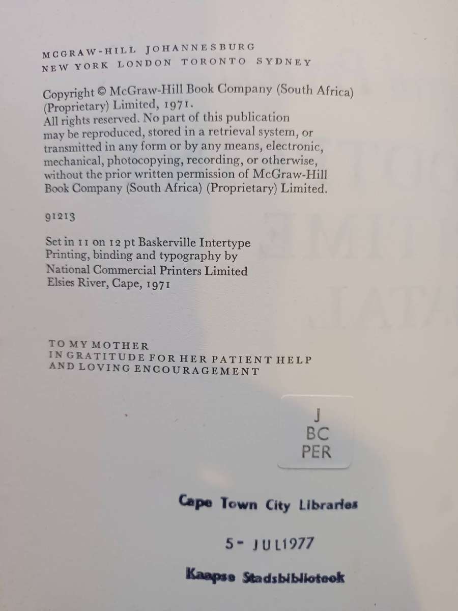 Footprints in Time - Natal / Ingrid L Perrett