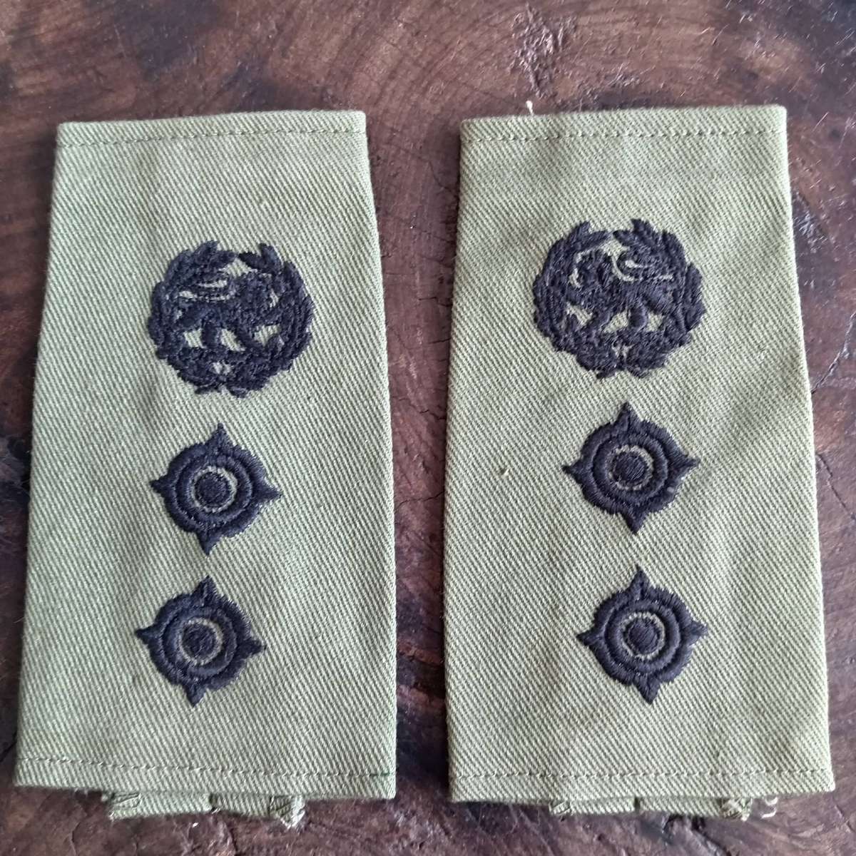 RHODESIA ARMY,  COLONEL SLIP-ON RANKS