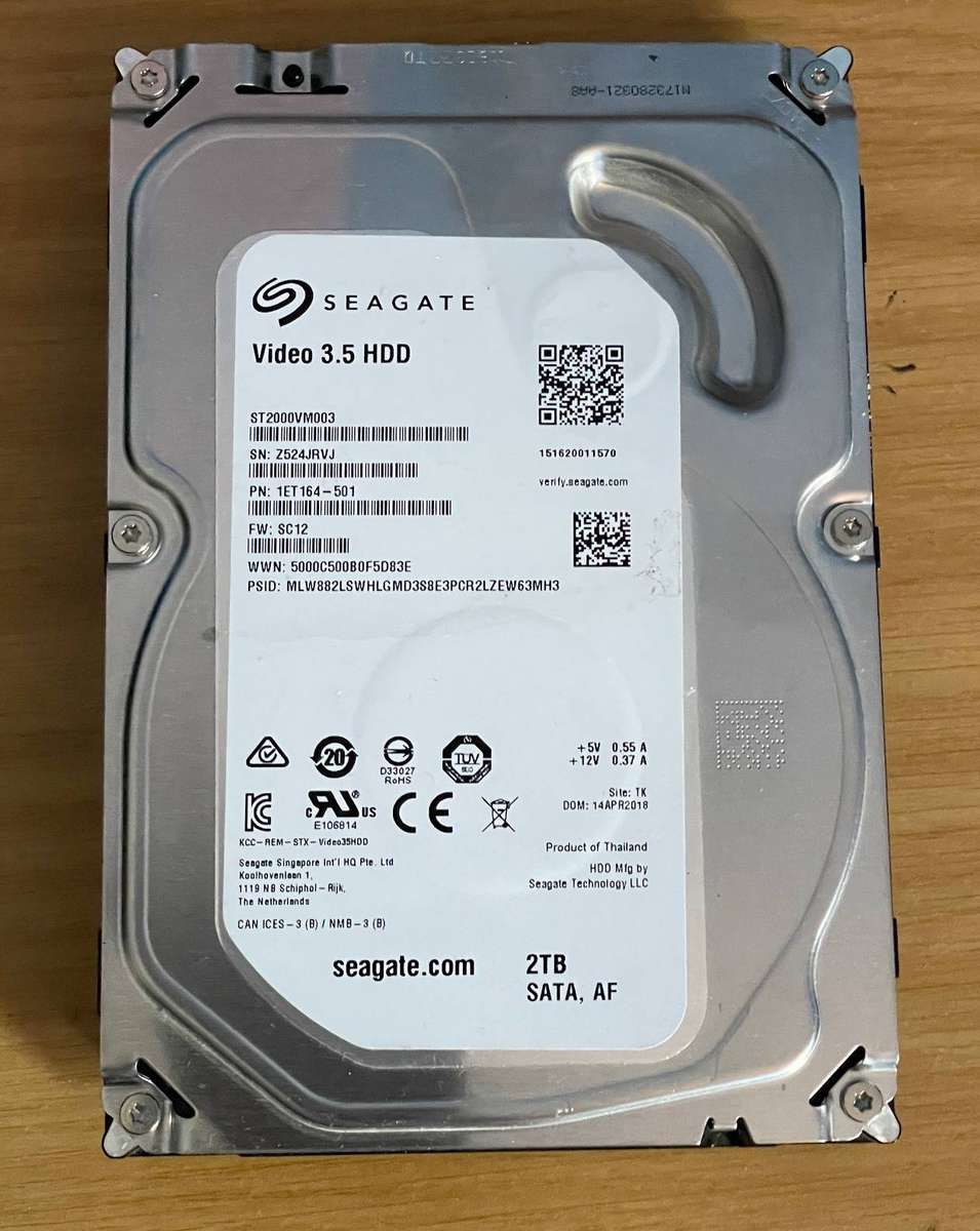 Seagate 2TB Hard Drive