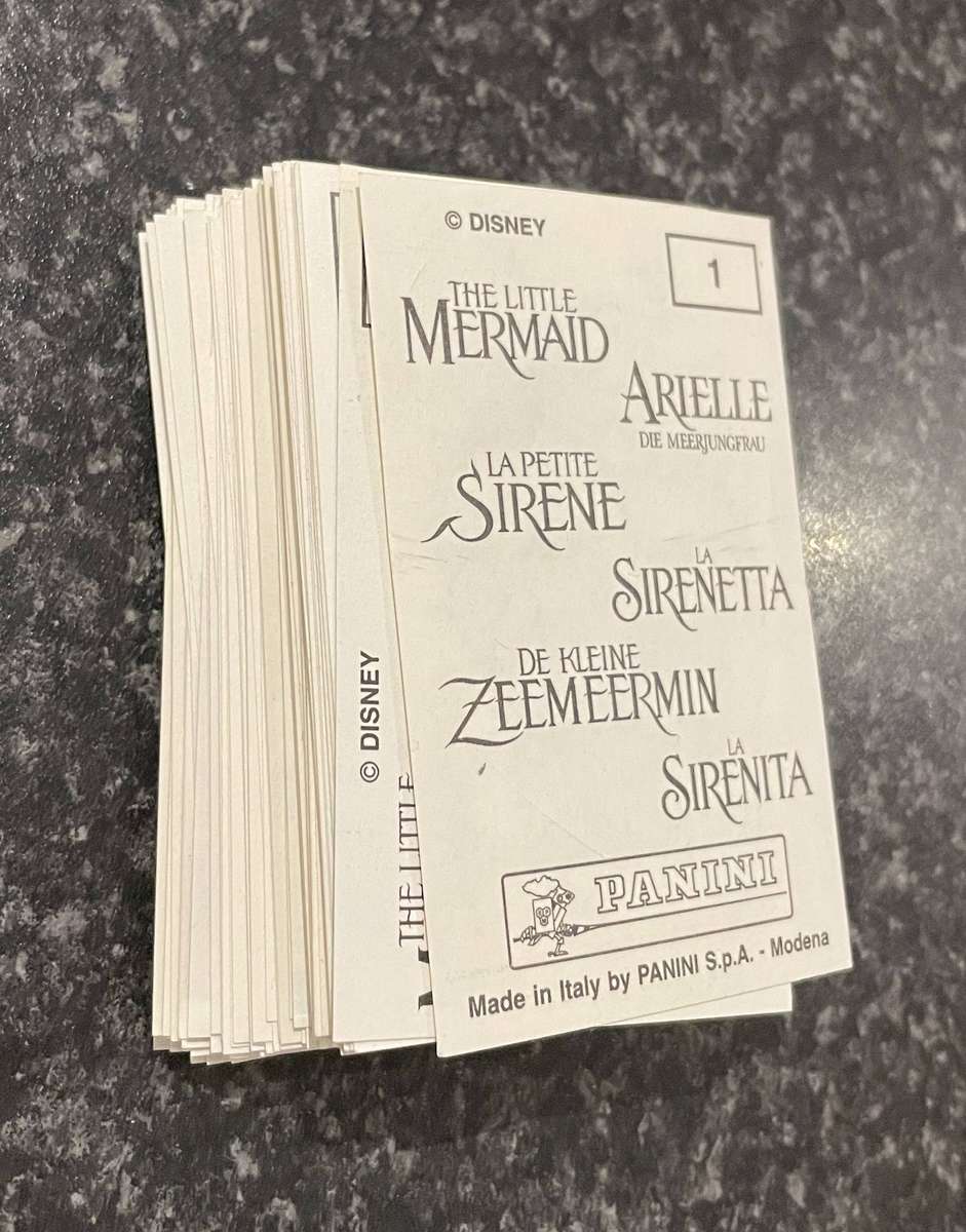 Panini The Little Mermaid stickers - 100 loose stickers