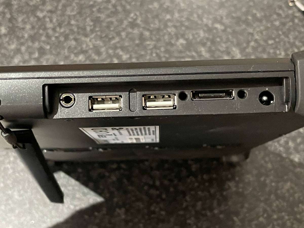 Rugged Window Tablet - Note new replaceable batteries are needed.