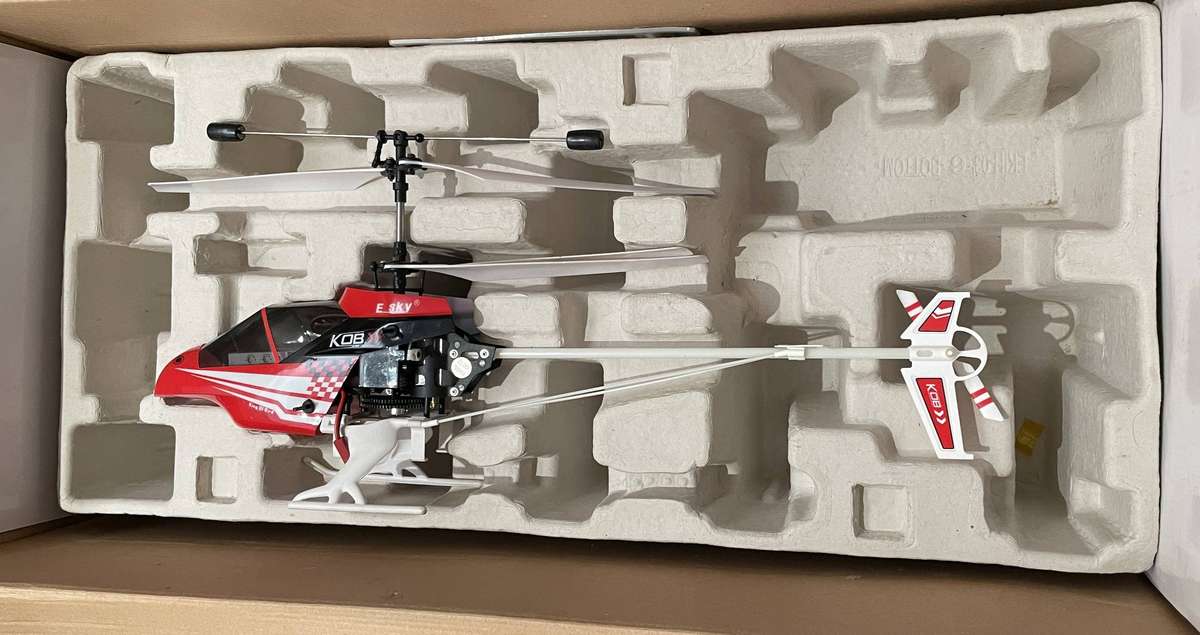 RC Helicopter with controller and software training software simulator -  for repair or spares