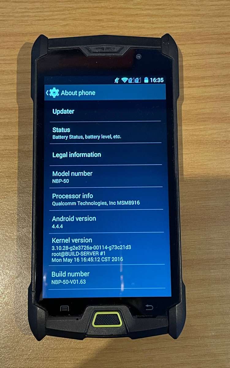 Sewoo NBP-50 Rugged Android phone