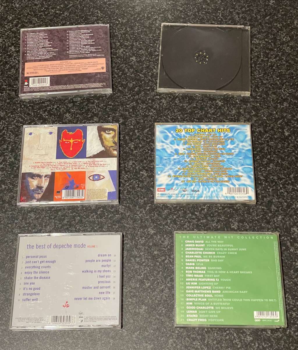 Six mixed CD's