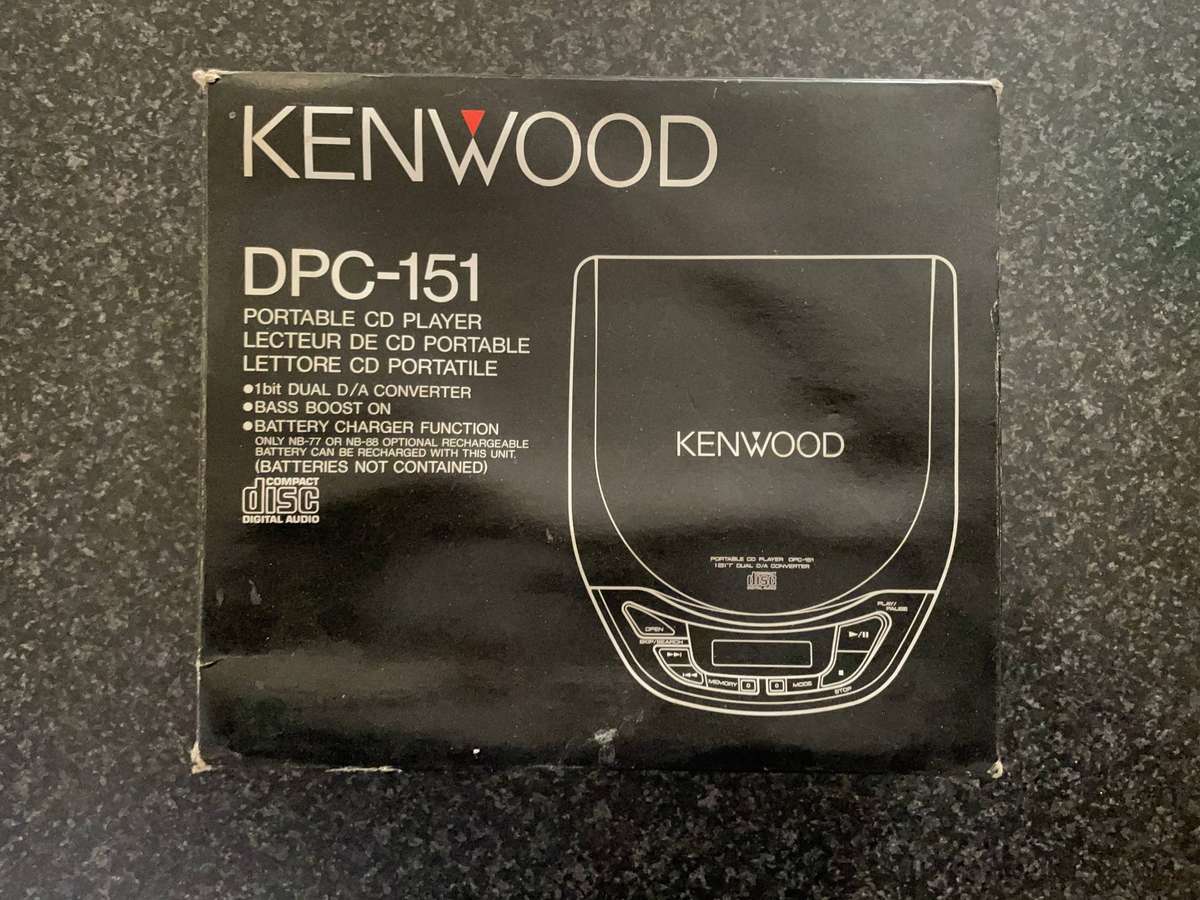 Vintage Kenwood DPC-151 Portable CD Player