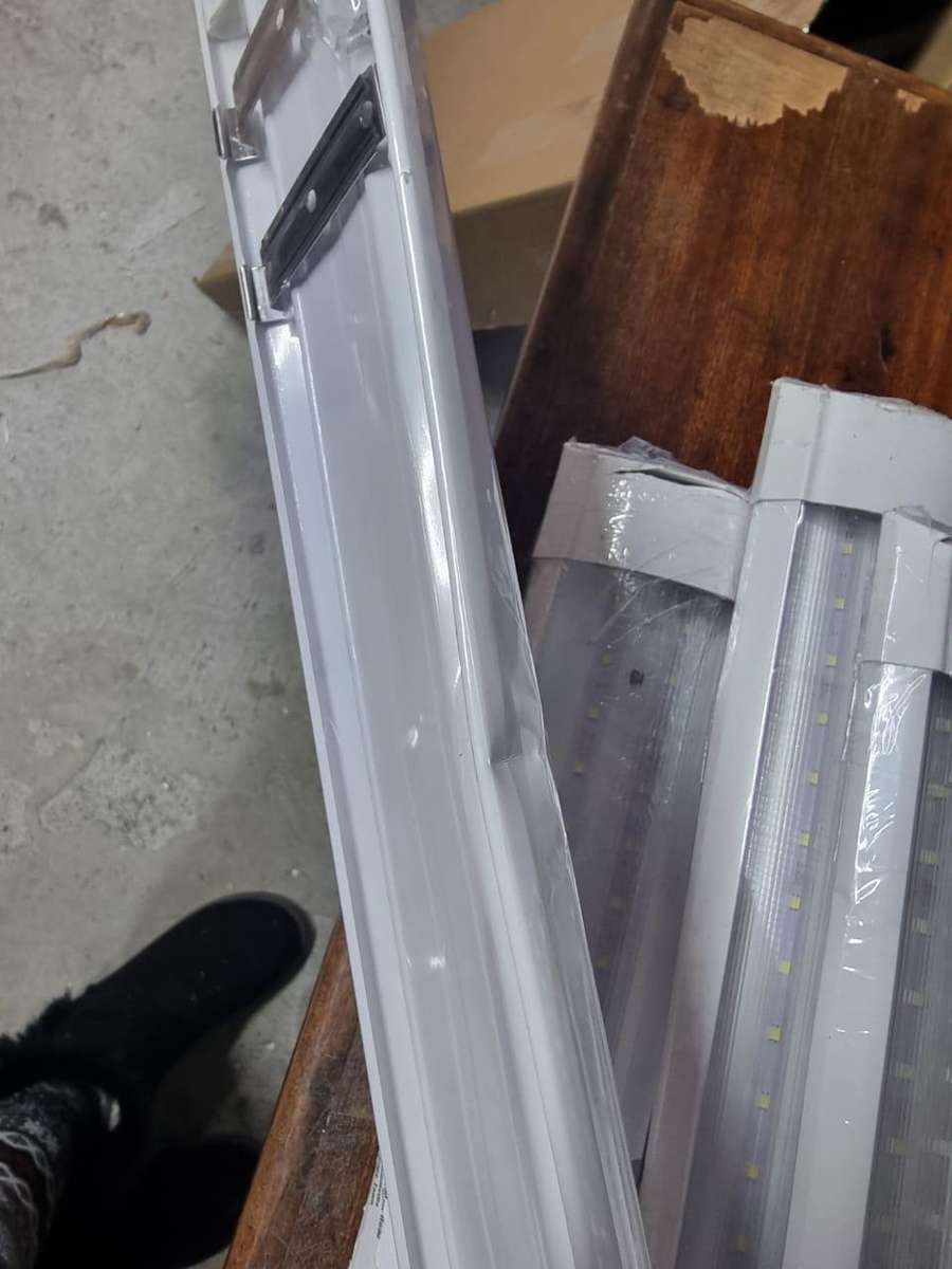 40w Frosted LED Batten Ceiling Light - 6 Pack - 120cm