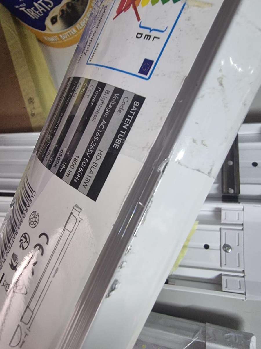 LED Batten Ceiling Light - 13 Pack - 18W - 60cm - Clear