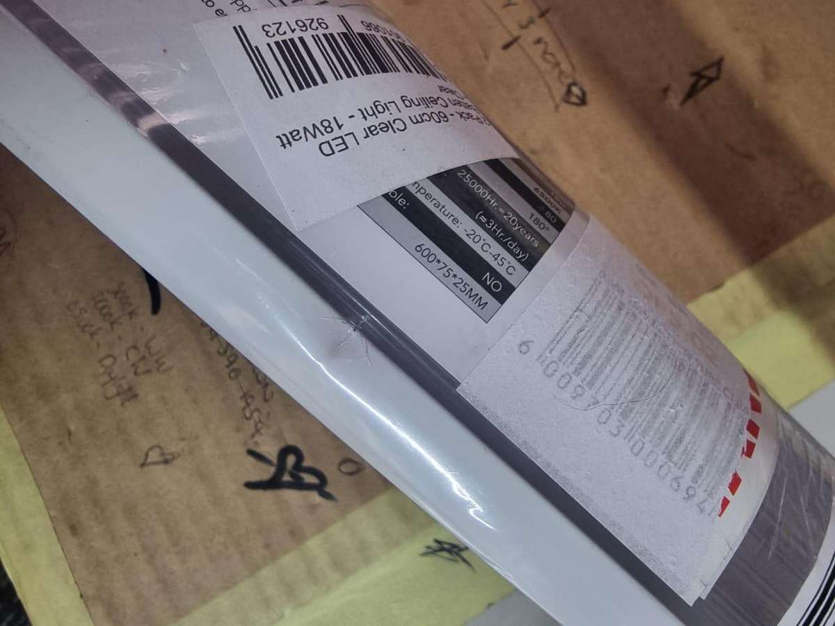 LED Batten Ceiling Light - 13 Pack - 18W - 60cm - Clear