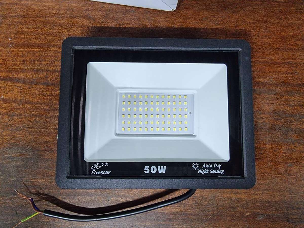 2 Pack - 50w & 10w Day Night Sensor LED Floodlight