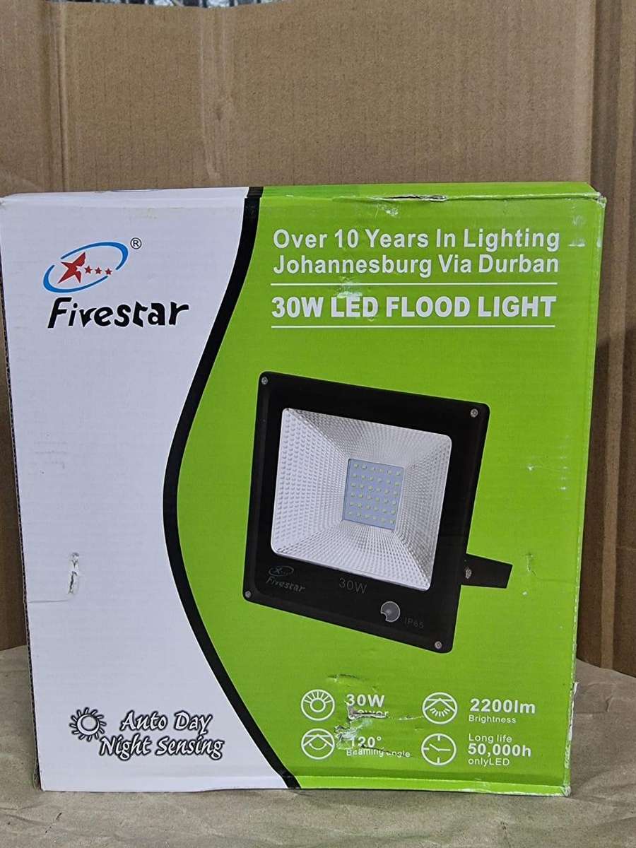 2 Pack - 30w Day Night Sensor LED Floodlight