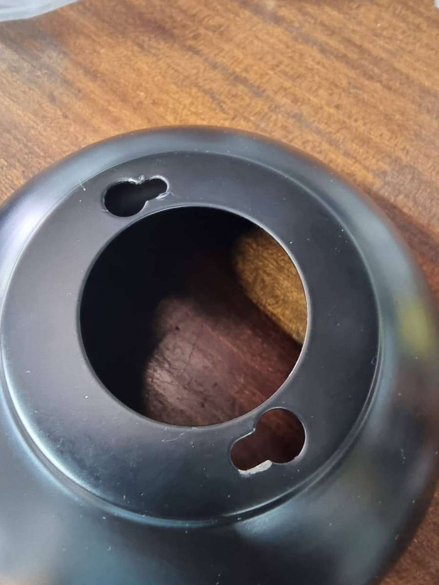 Five Blade LED Ceiling Fan with Remote Control 665 - Black #53