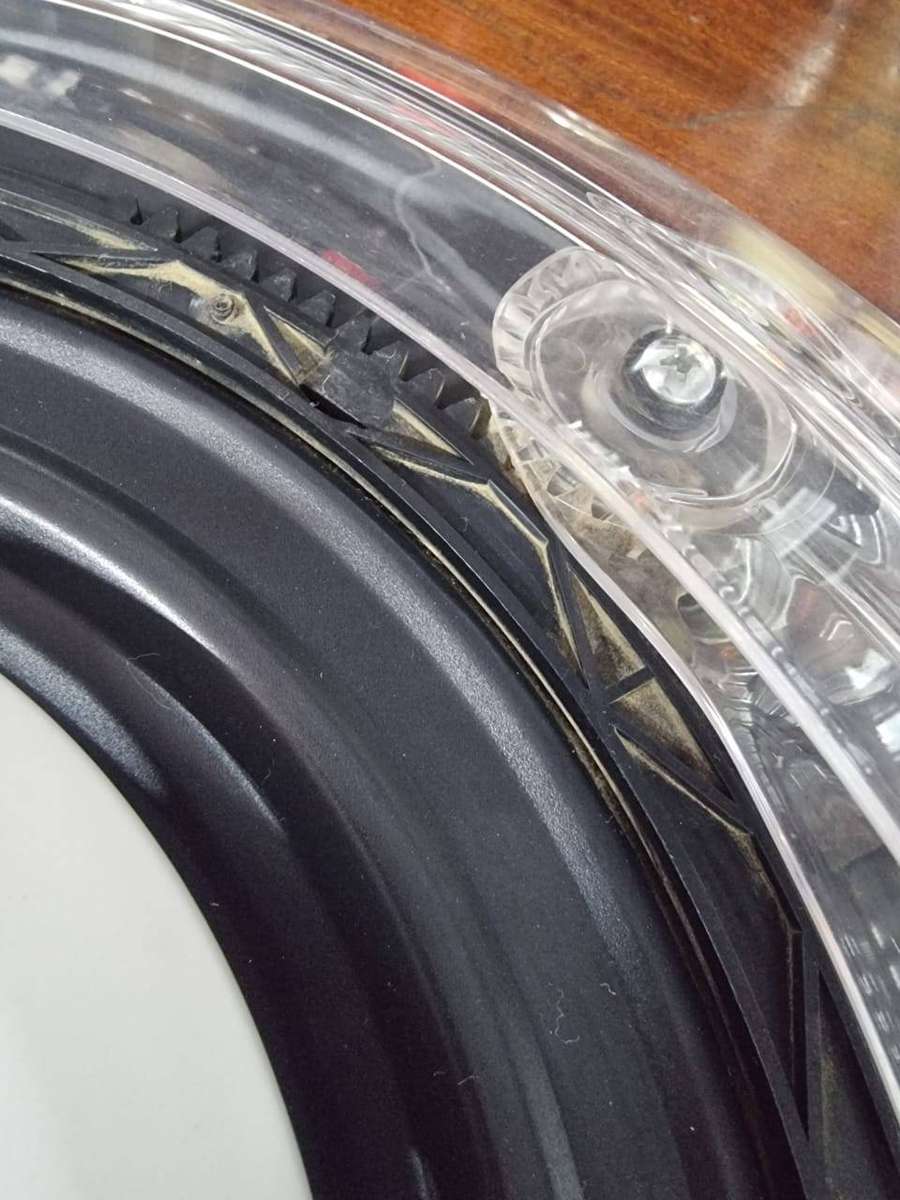 Retractable Ceiling Fan With Remote Control - 094 -  White & Walnut #38