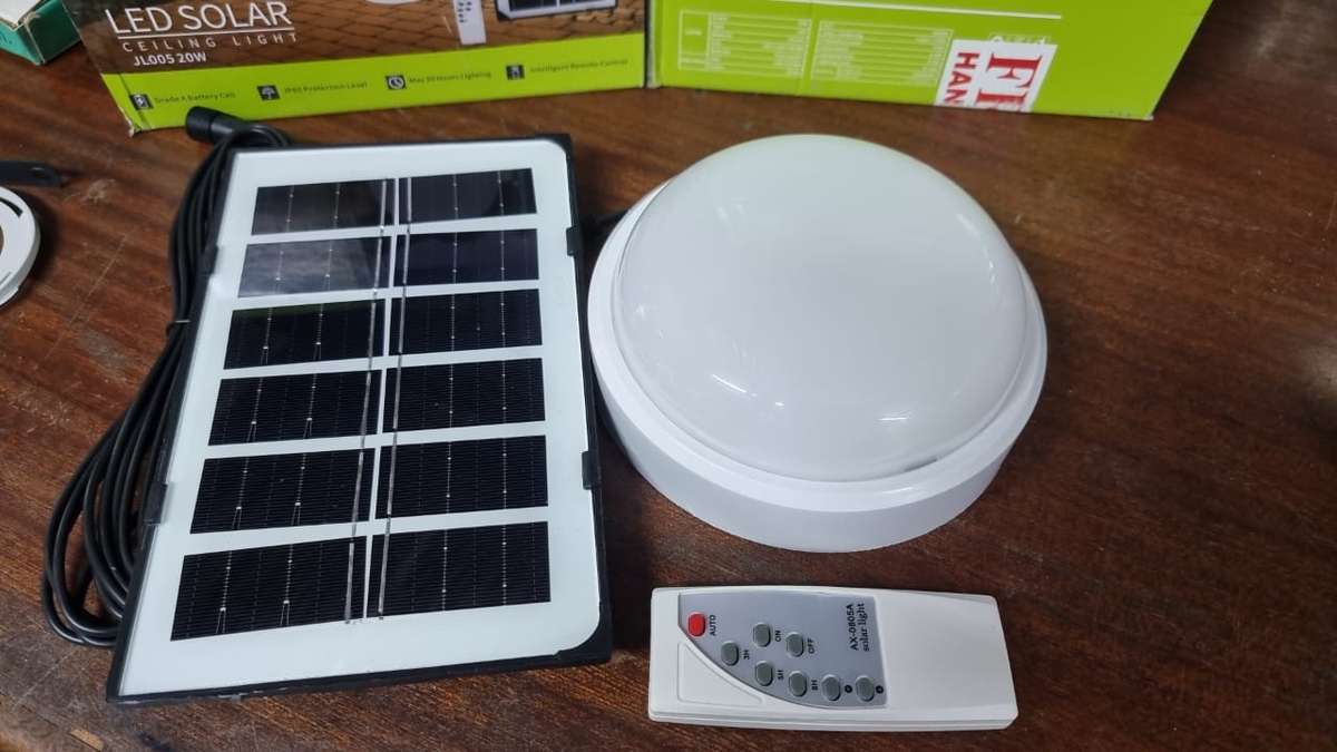 20W Solar Ceiling Light with Remote Control JL005 #2
