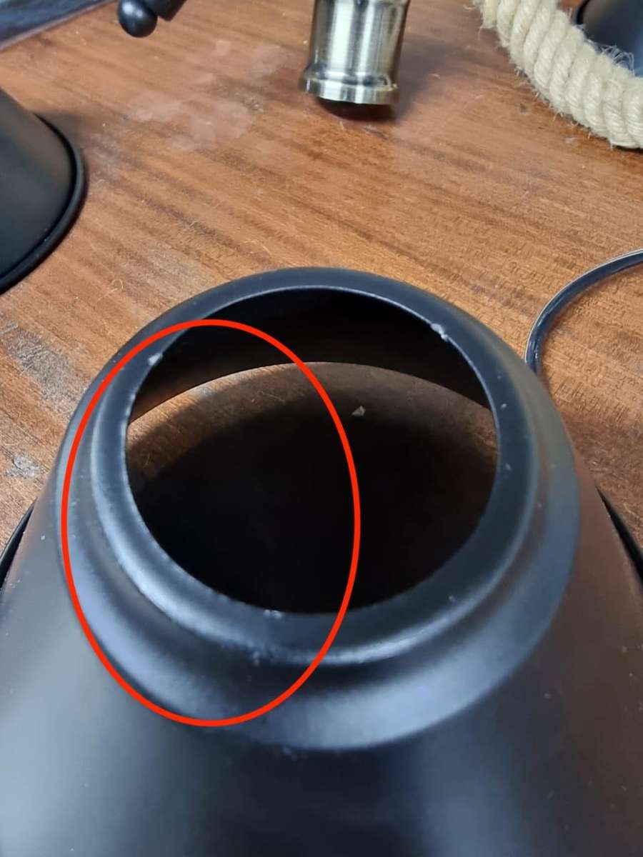 Vintage Wave Style Rope Pendant Light #1