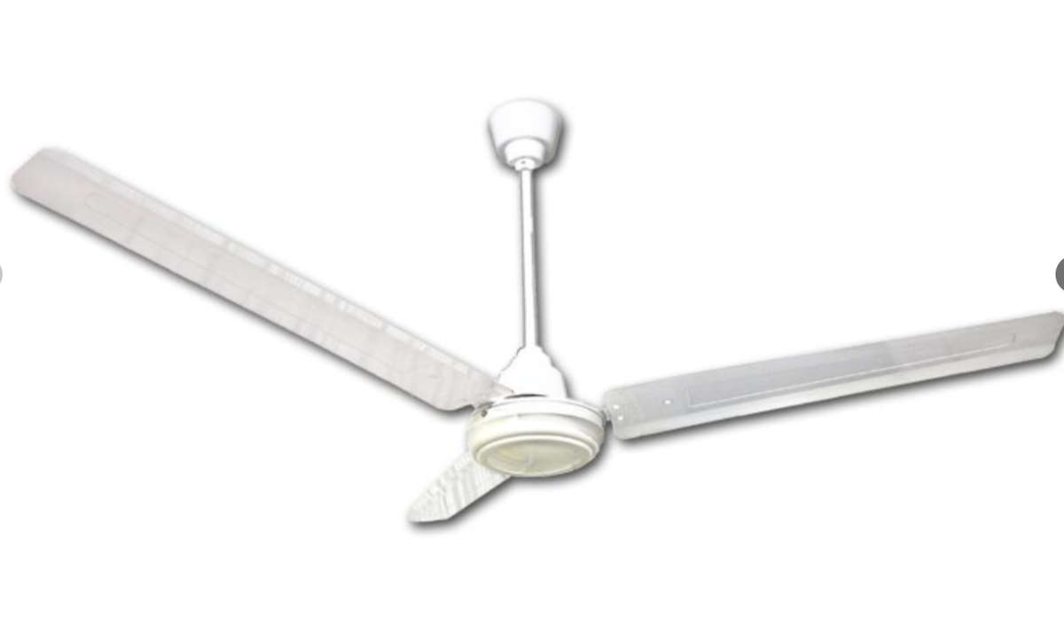 1200mm Aluminium Blade Ceiling Fan - White - RHEC