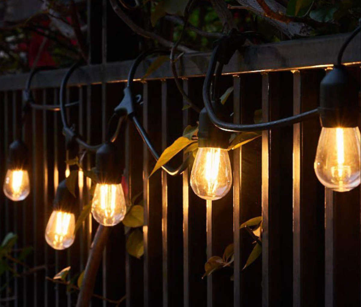 Solar Powered Outdoor String Lights - 5m (10 Lights)
