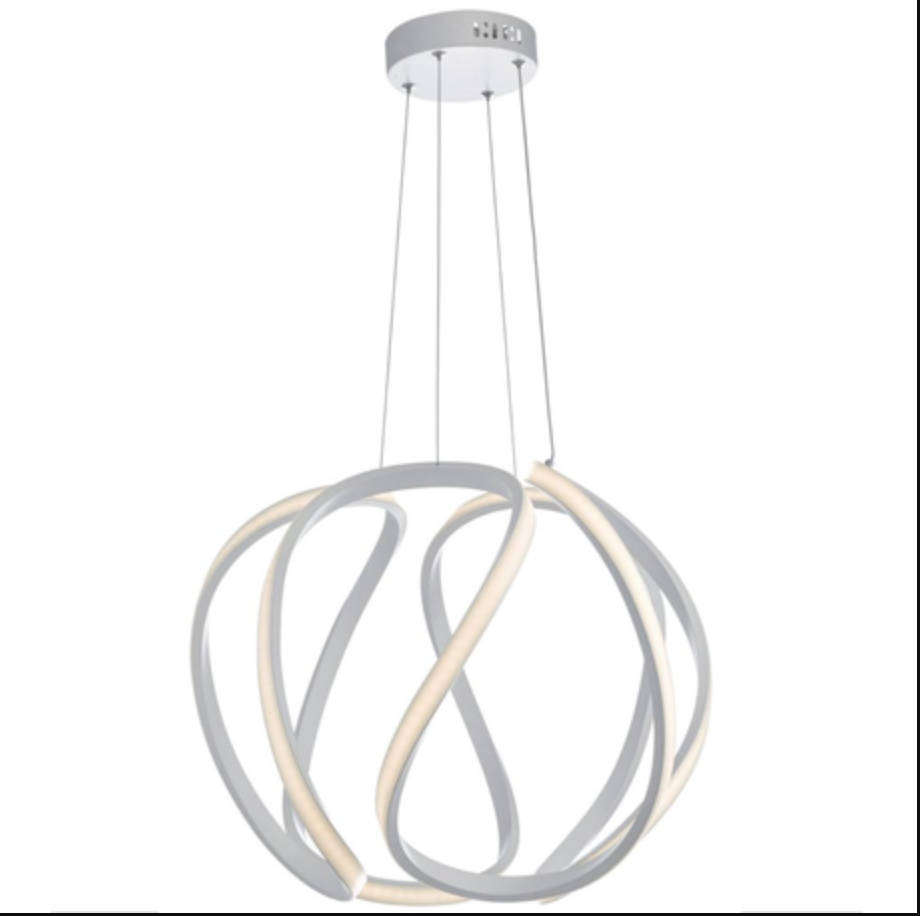 White Modern LED Pendant Lights Aluminium & Acrylic - CD106