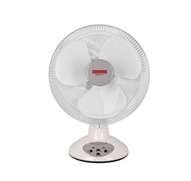 Eurolux 14" Rechargeable Desktop Fan with LED Night Light