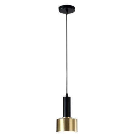 3 Pack Black & Copper Cylindrical Metal Pendant Ceiling Light 6045