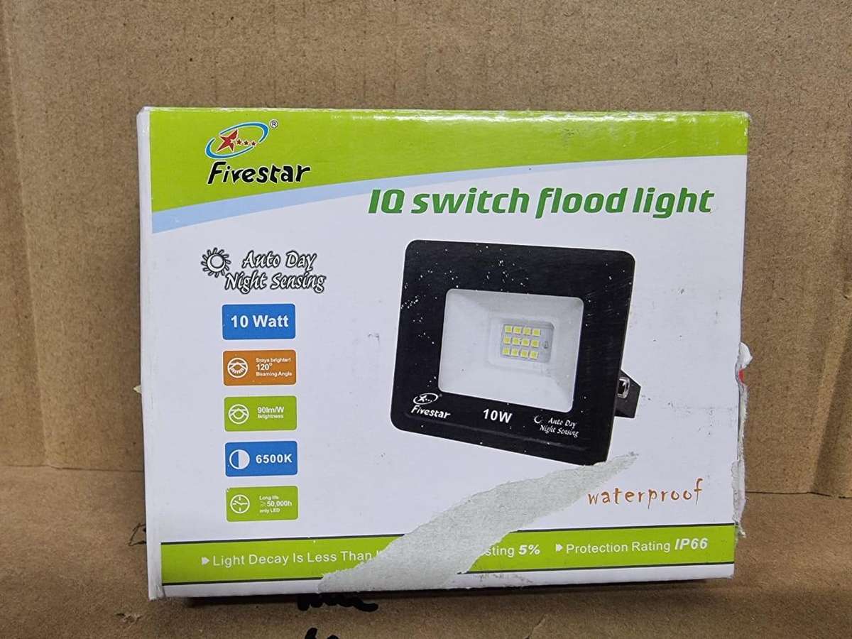 2 Pack - 50w & 10w Day Night Sensor LED Floodlight