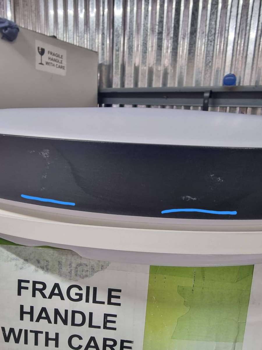 White & Black Retractable Ceiling Fan With Remote - 073  #35