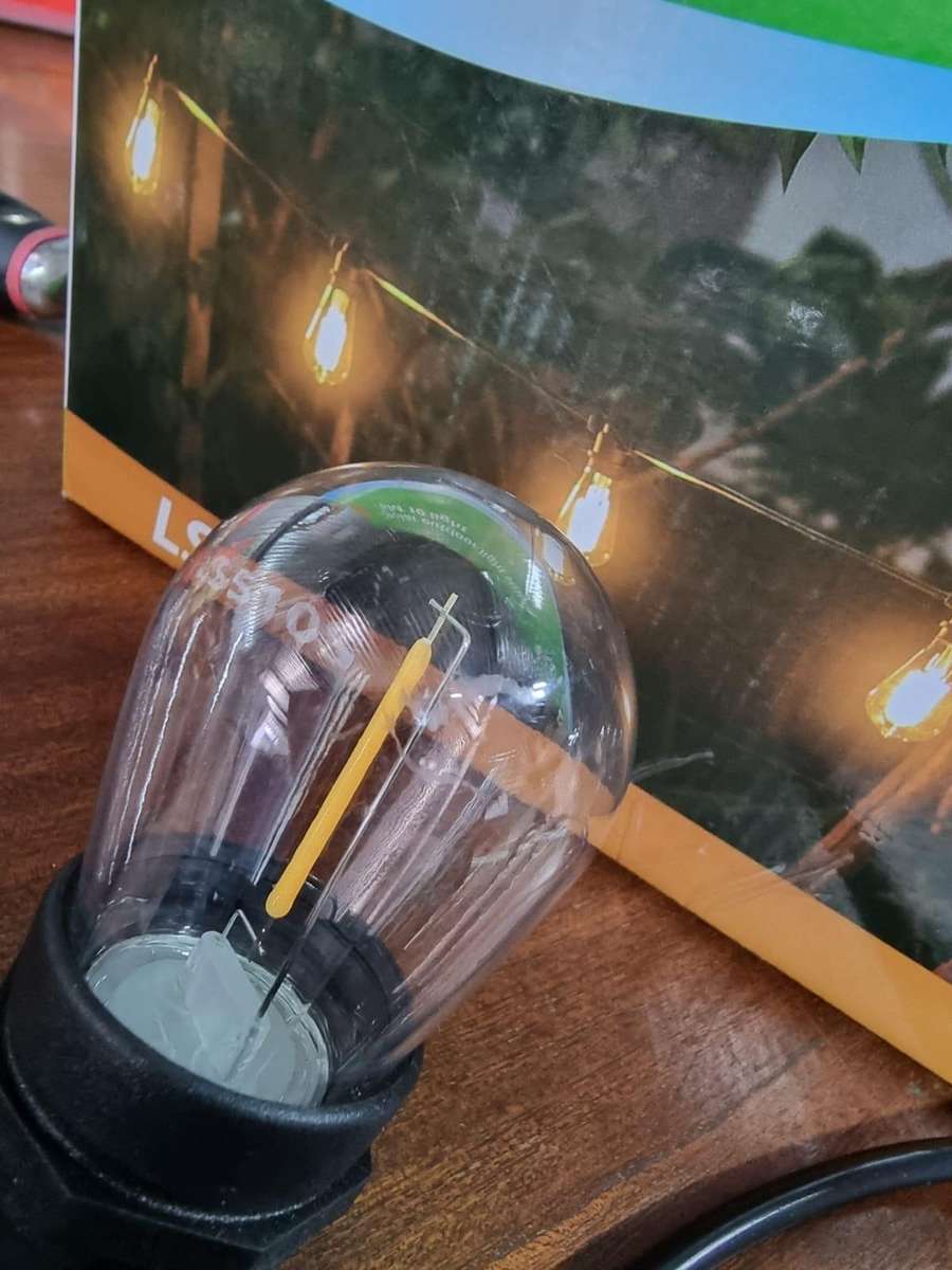 Solar Powered Outdoor String Lights - 5m (10 Lights)