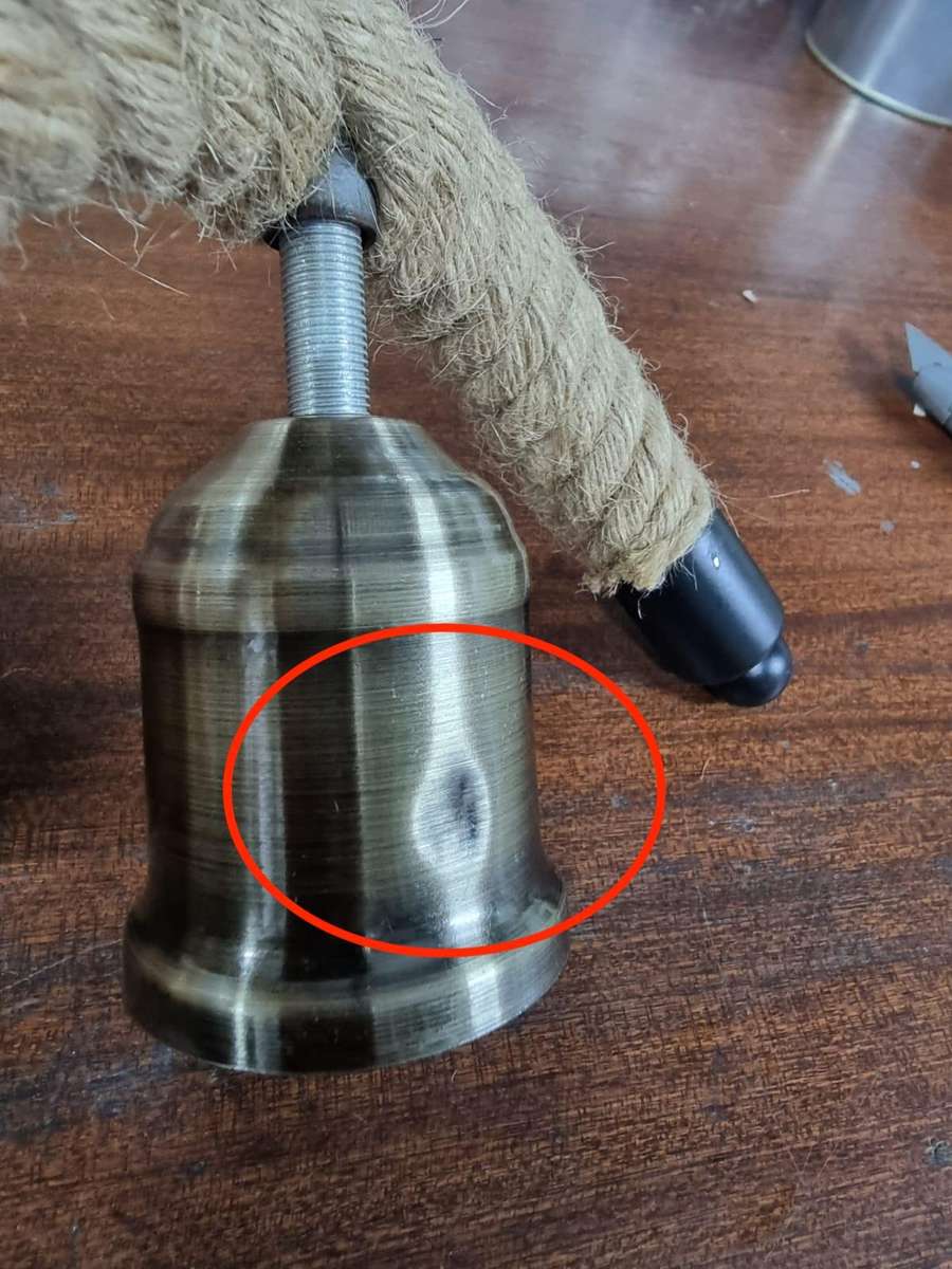 Vintage Wave Style Rope Pendant Light #2