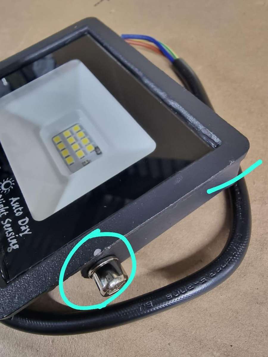 2 Pack - 50w & 10w Day Night Sensor LED Floodlight