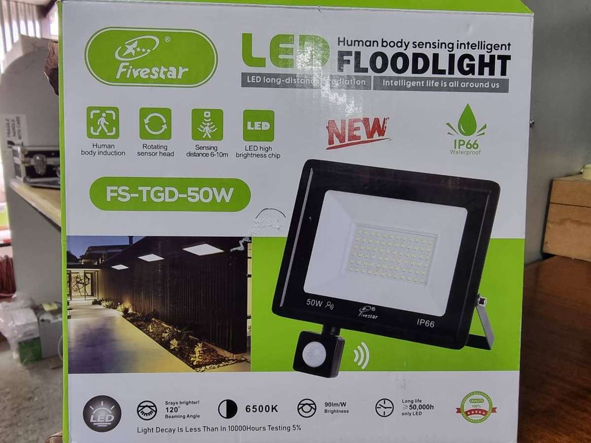 50w Motion Sensor LED Floodlight