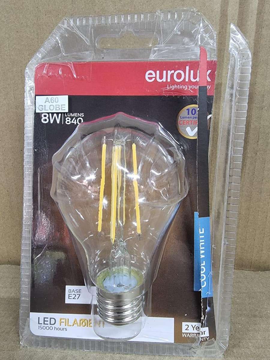 8 Pack - Mixed bundle Filament Globe Light Bulb E27