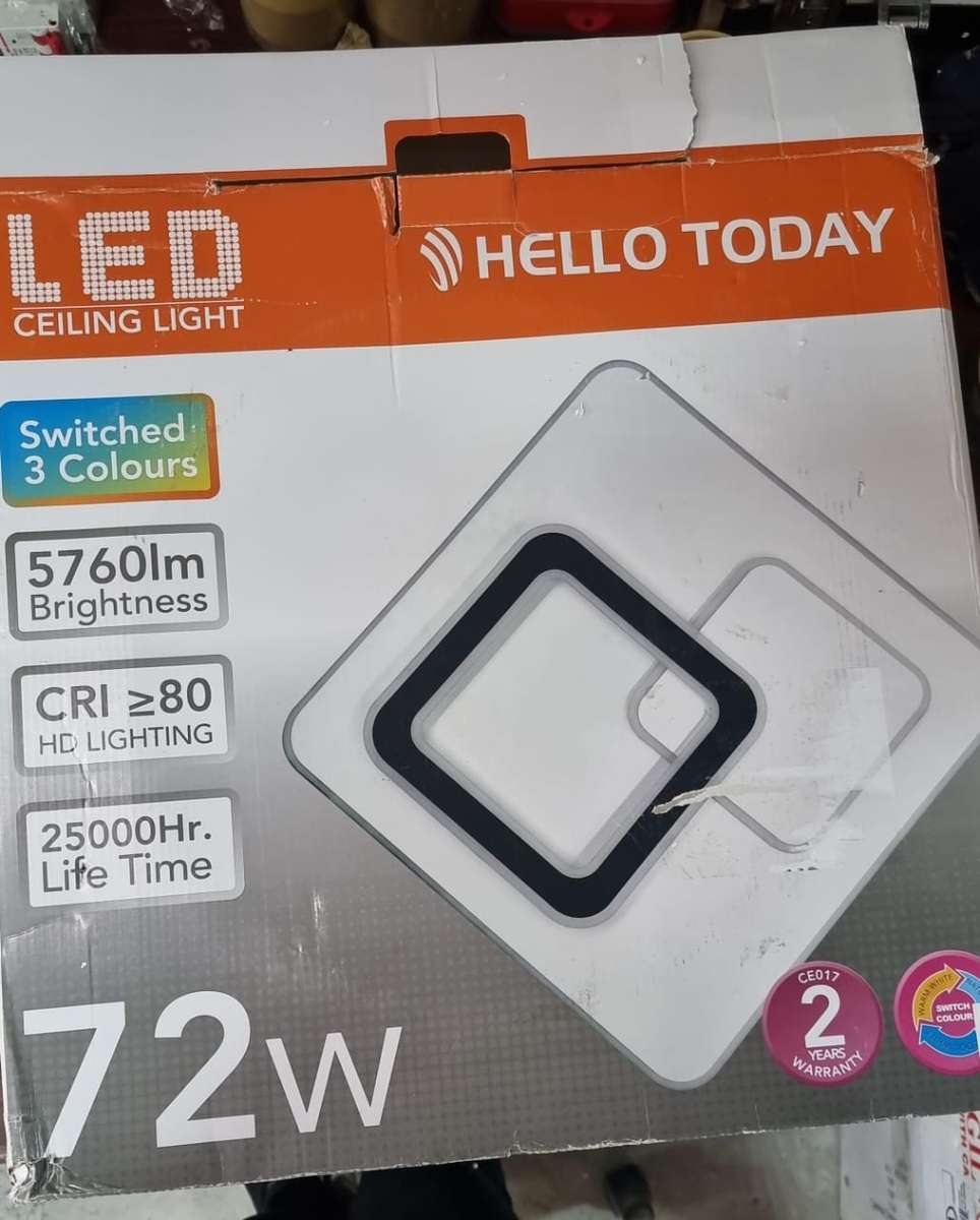 Colour Changing Modern Acrylic LED Ceiling Light - Square CE017 #2