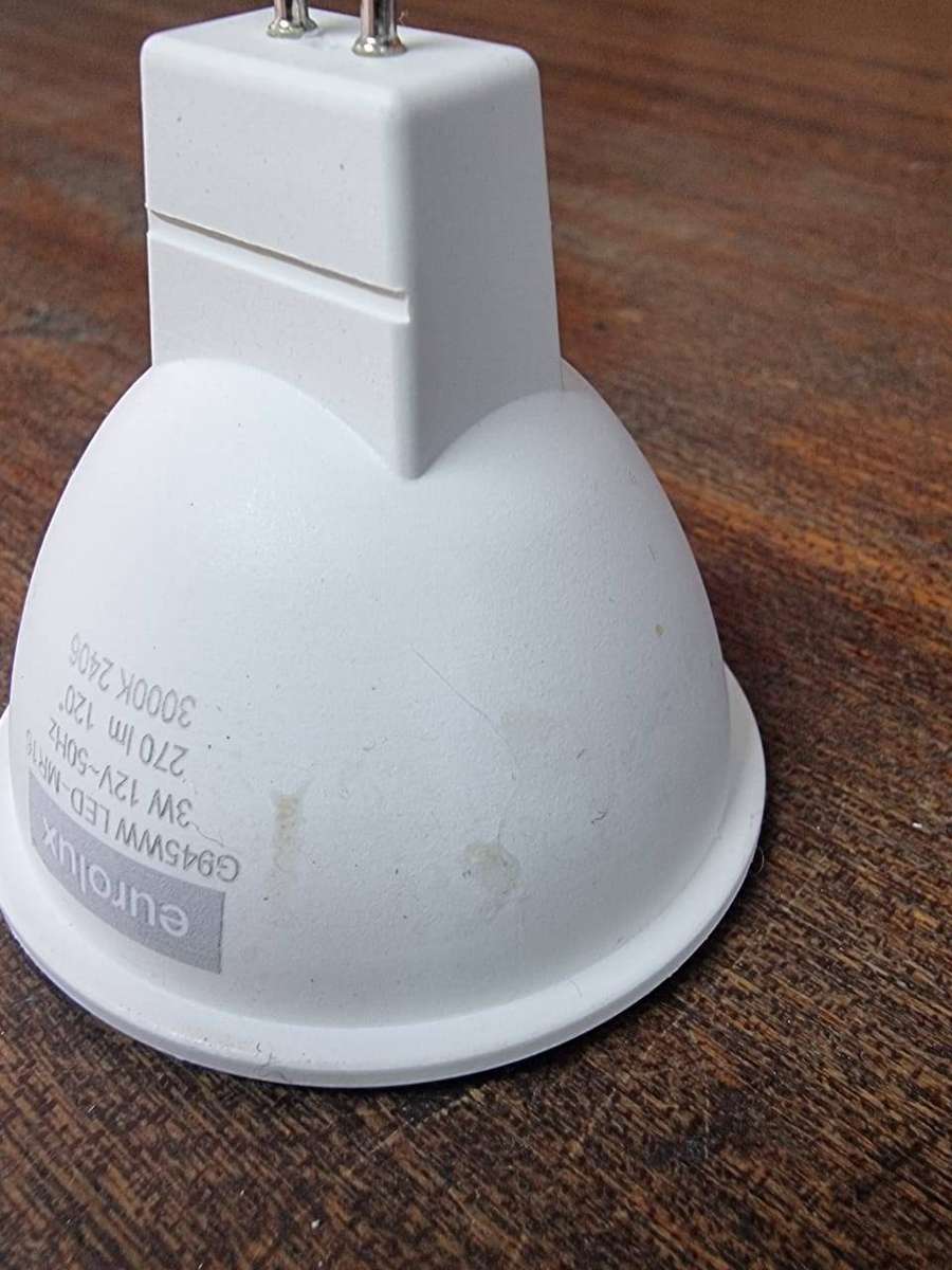 8 Pack - 3w Eurolux MR16 Down Lights warm white